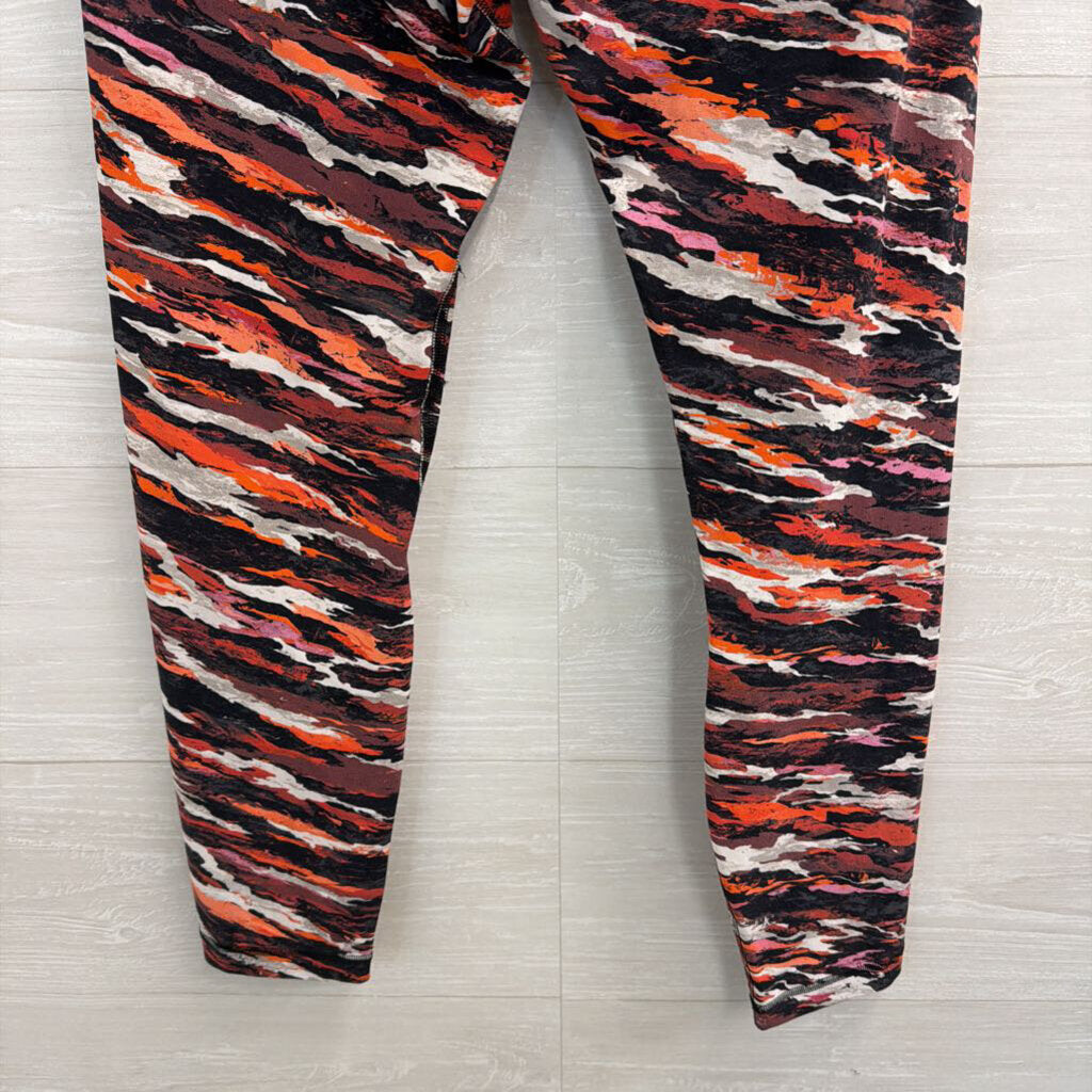 Lululemon Black/ Multi Print Leggings 6