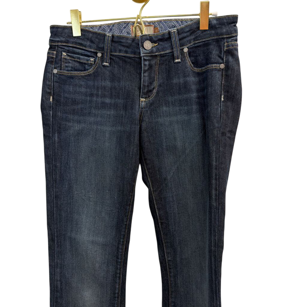 Paige Dark Wash Laurel Canyon Jeans 27