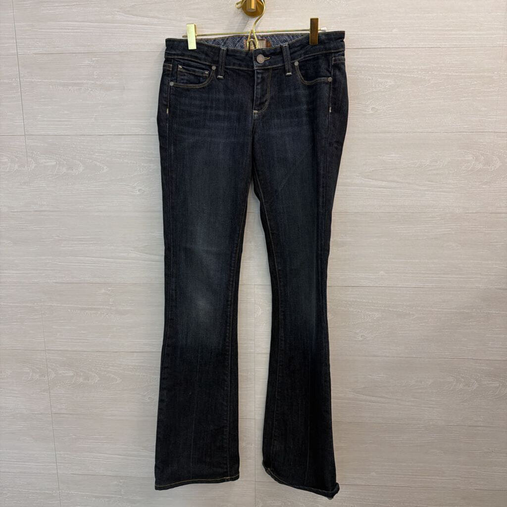 Paige Dark Wash Laurel Canyon Jeans 27