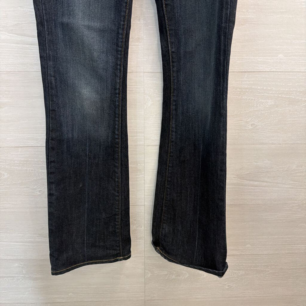 Paige Dark Wash Laurel Canyon Jeans 27