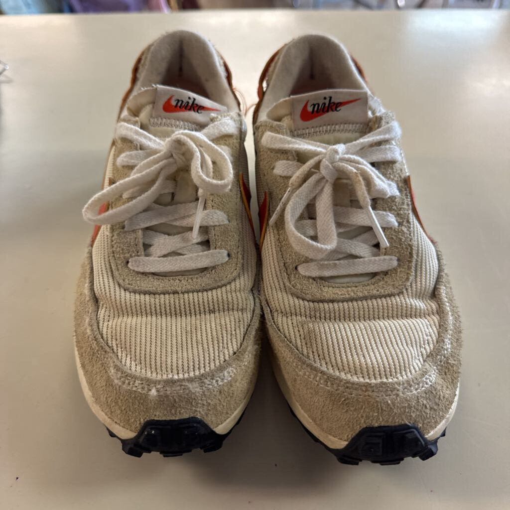 Nike Beige/ Orange Waffle Debut Vintage Sneakers 7