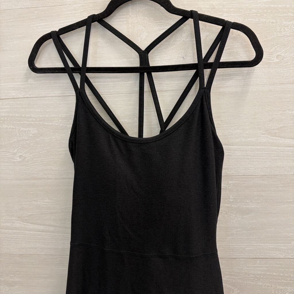 Black Athletic Dress With Shorts Large