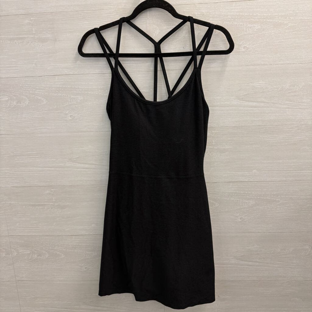 Black Athletic Dress With Shorts Large