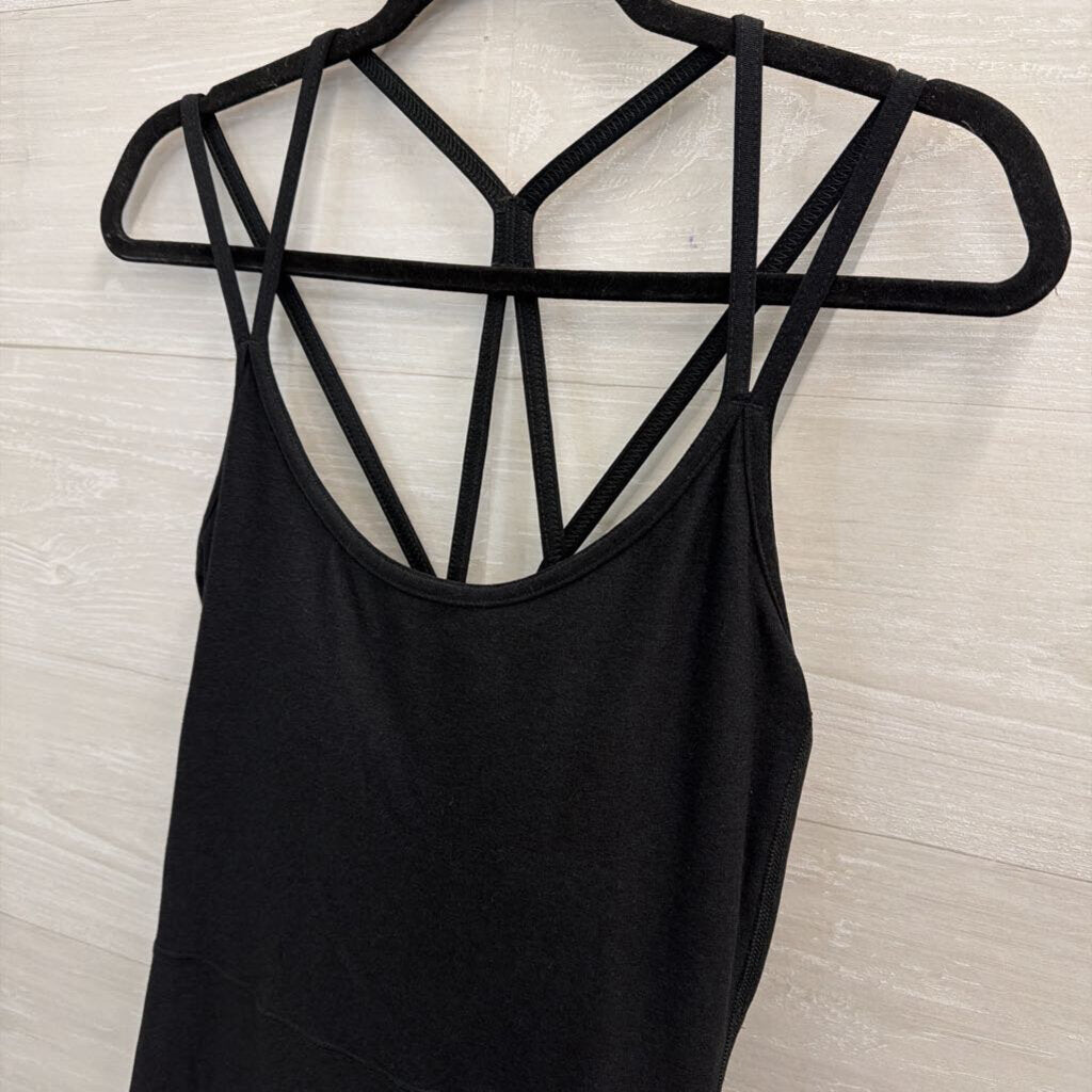 Black Athletic Dress With Shorts Large