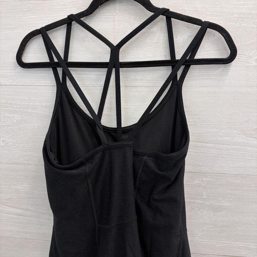 Black Athletic Dress With Shorts Large