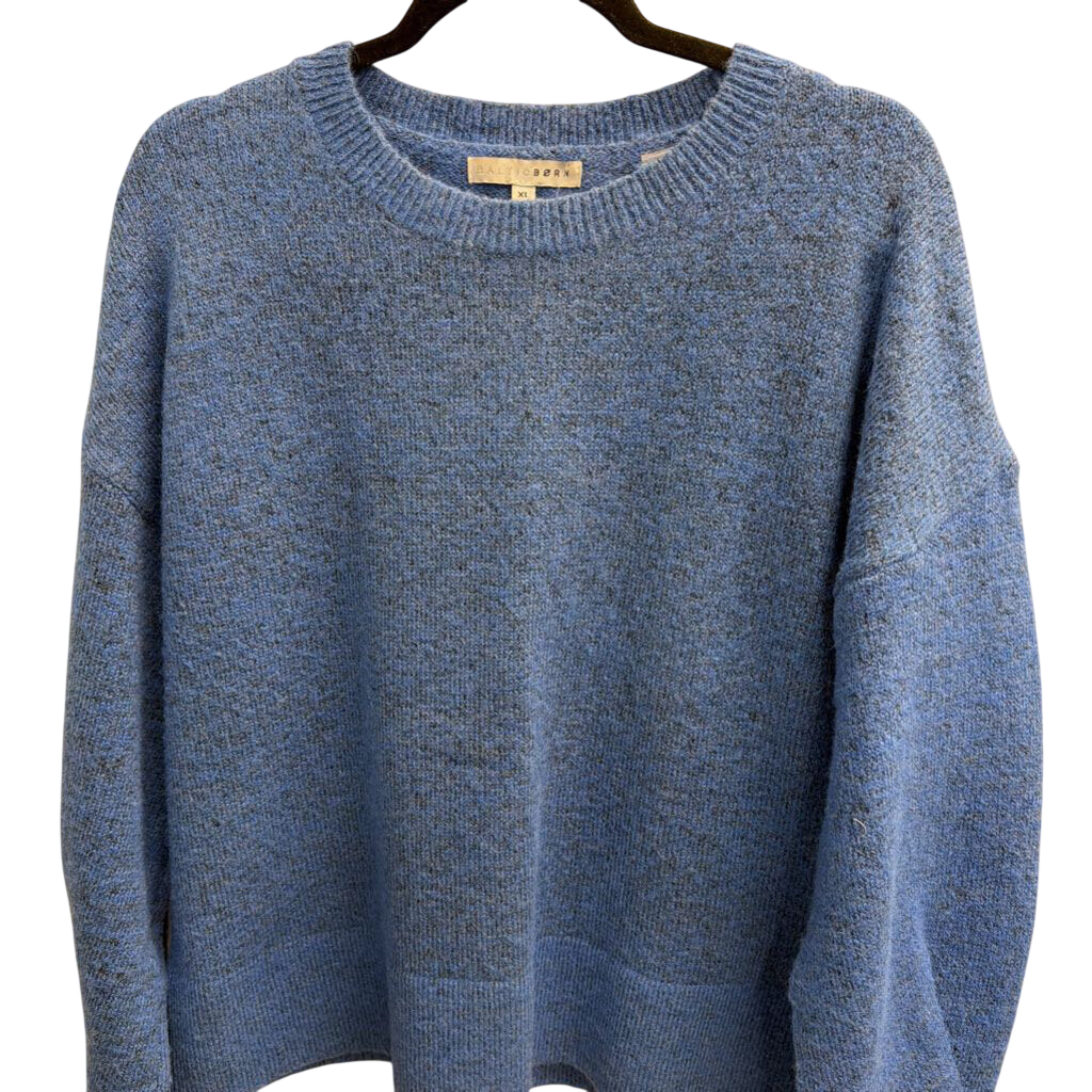 Baltic Born Blue Soft Knit Long Sleeve Sweater Extra Large