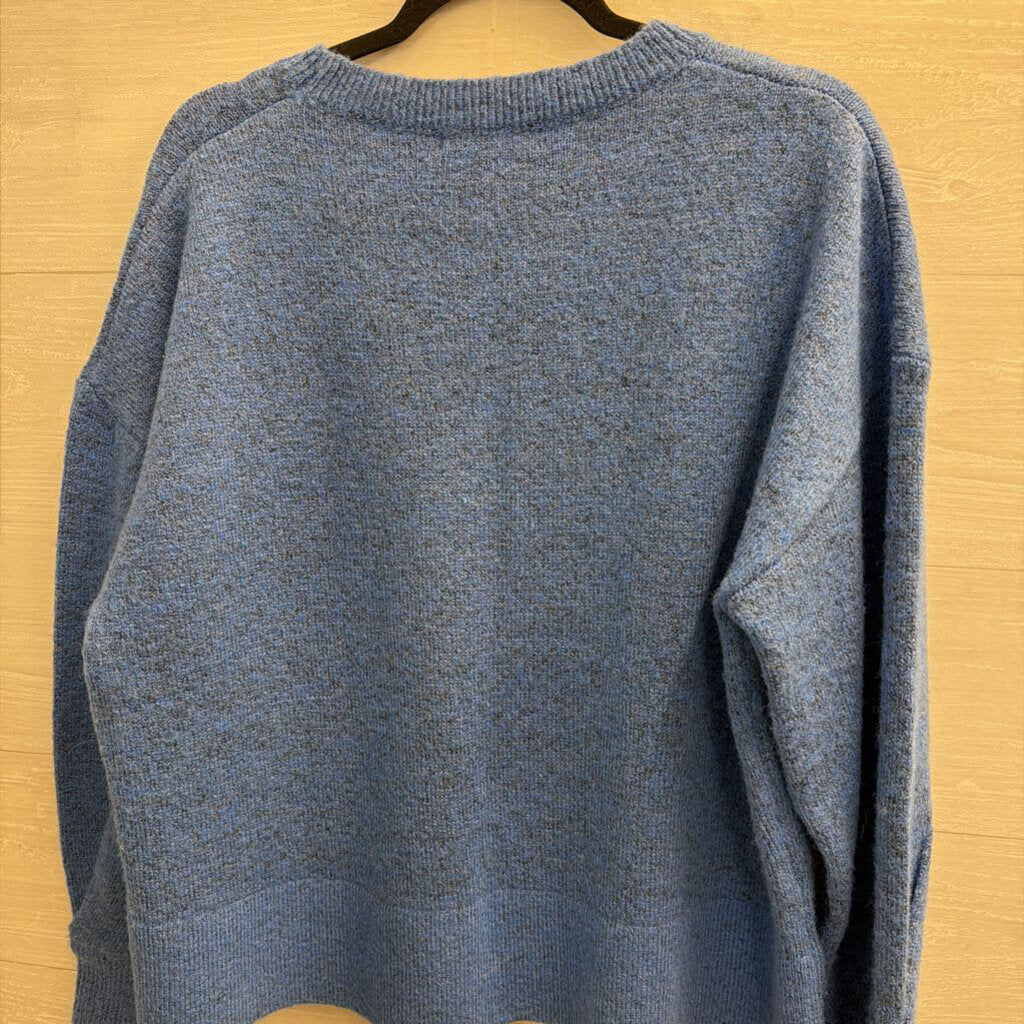 Baltic Born Blue Soft Knit Long Sleeve Sweater Extra Large
