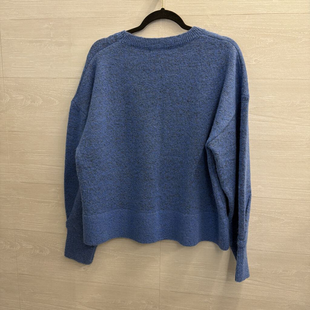 Baltic Born Blue Soft Knit Long Sleeve Sweater Extra Large
