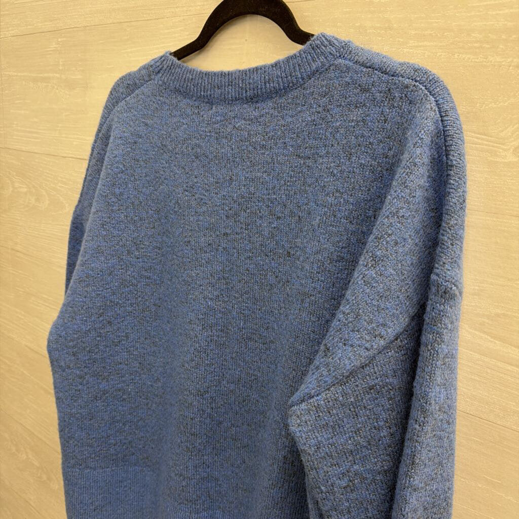 Baltic Born Blue Soft Knit Long Sleeve Sweater Extra Large