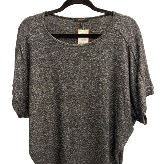 Quince Grey Soft Short Sleeve Top Small