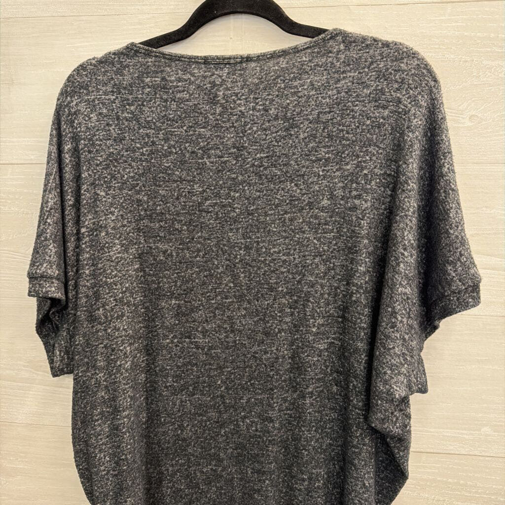 Quince Grey Soft Short Sleeve Top Small