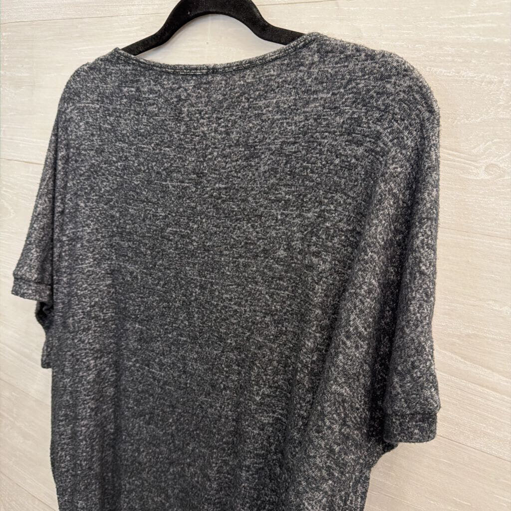 Quince Grey Soft Short Sleeve Top Small
