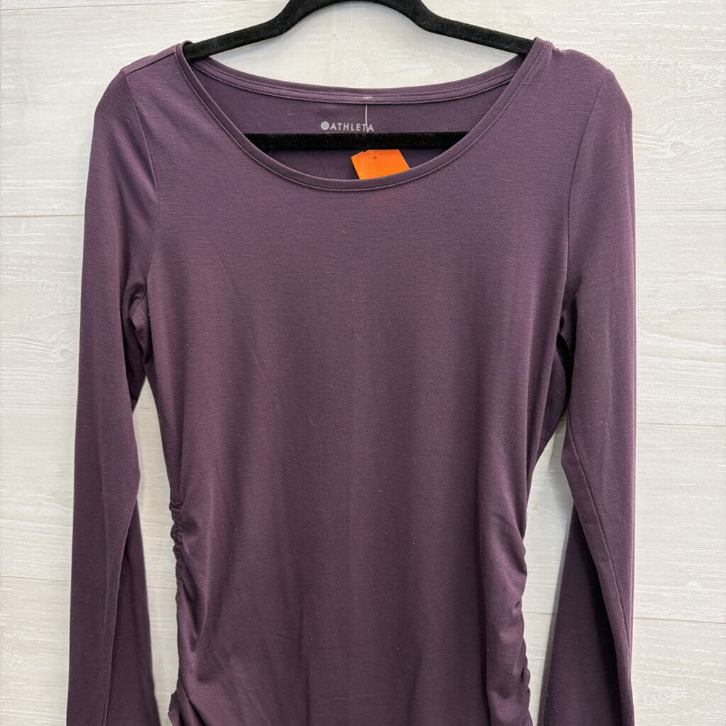 Athleta Purple Long Sleeve Athletic Top Extra Small