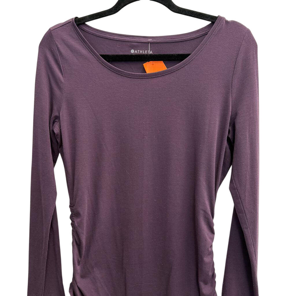 Athleta Purple Long Sleeve Athletic Top Extra Small