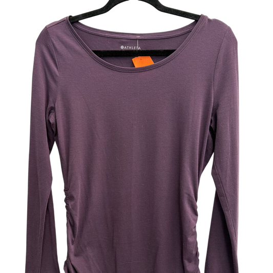 Athleta Purple Long Sleeve Athletic Top Extra Small