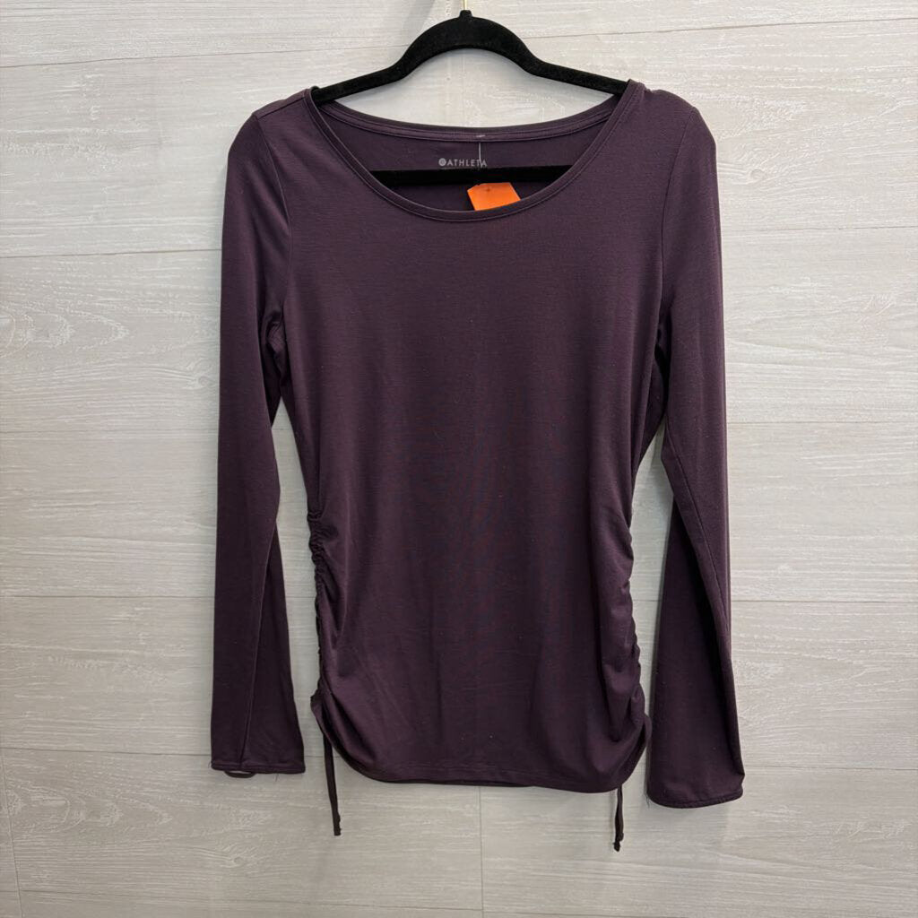 Athleta Purple Long Sleeve Athletic Top Extra Small