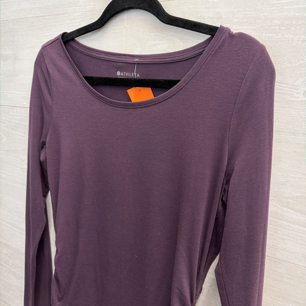 Athleta Purple Long Sleeve Athletic Top Extra Small