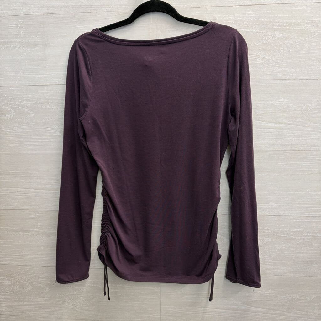 Athleta Purple Long Sleeve Athletic Top Extra Small
