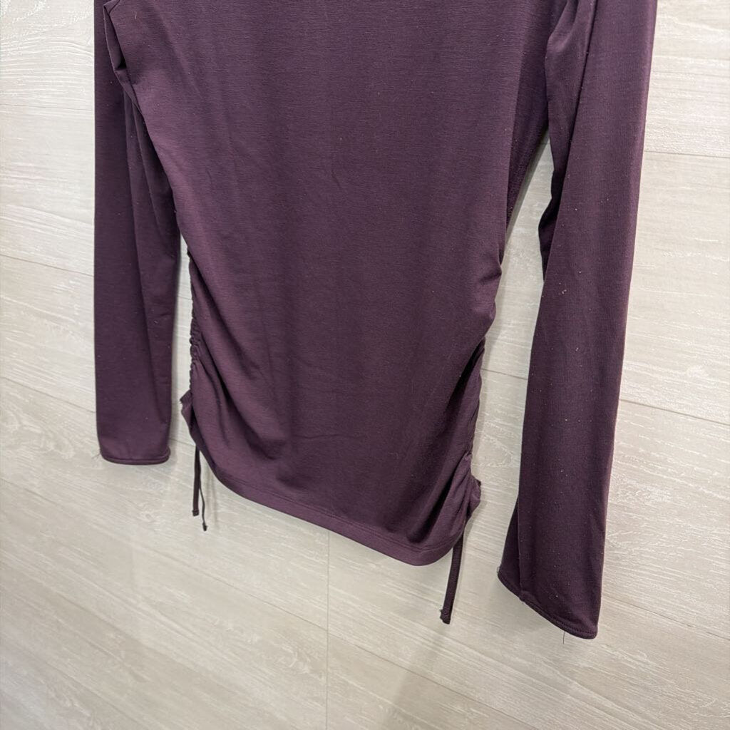 Athleta Purple Long Sleeve Athletic Top Extra Small