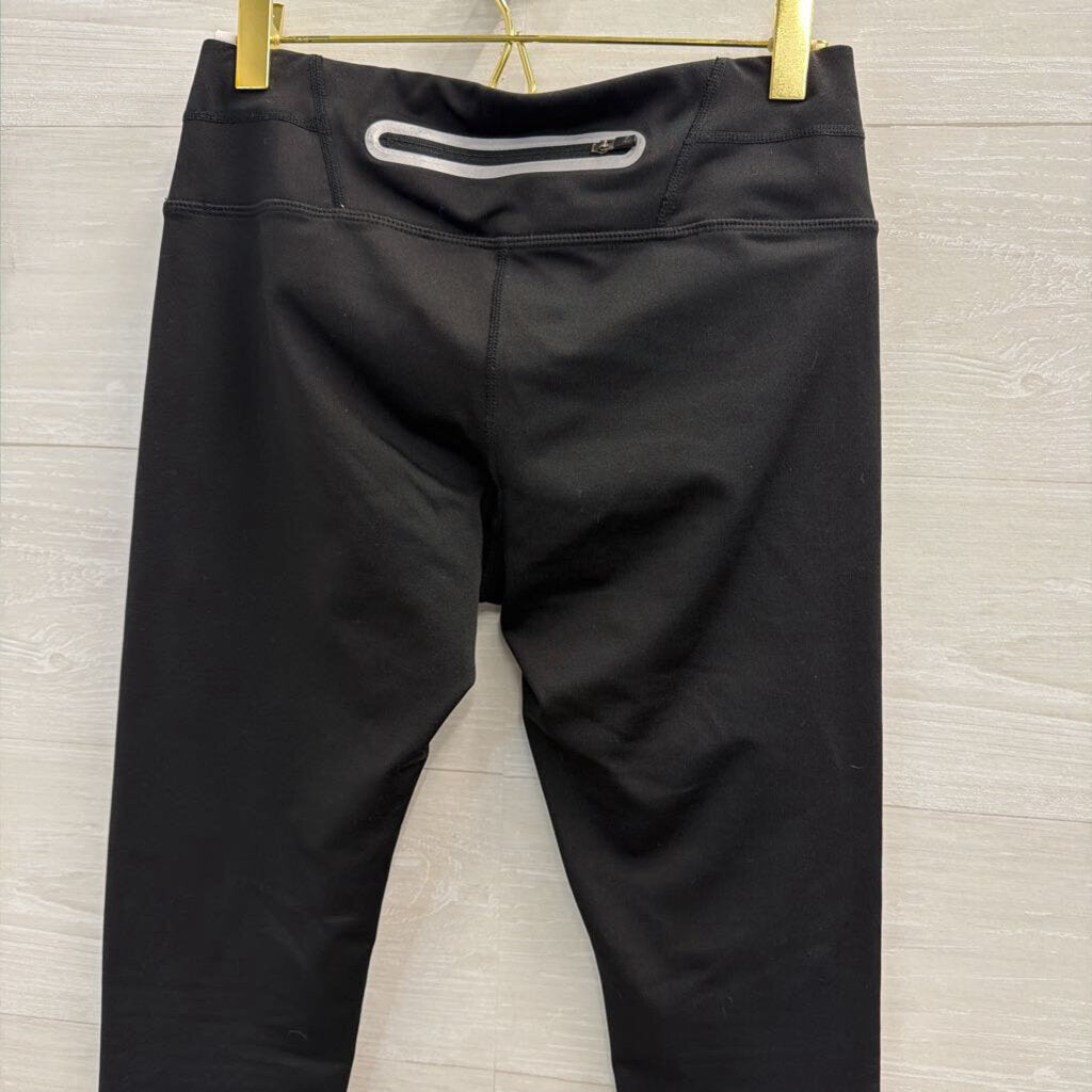 Athleta Black Cropped Leggings Small Tall