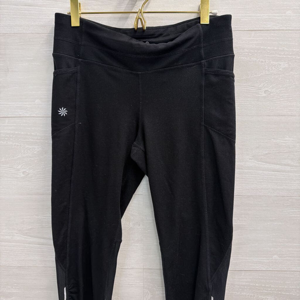 Athleta Black Cropped Leggings Small Tall
