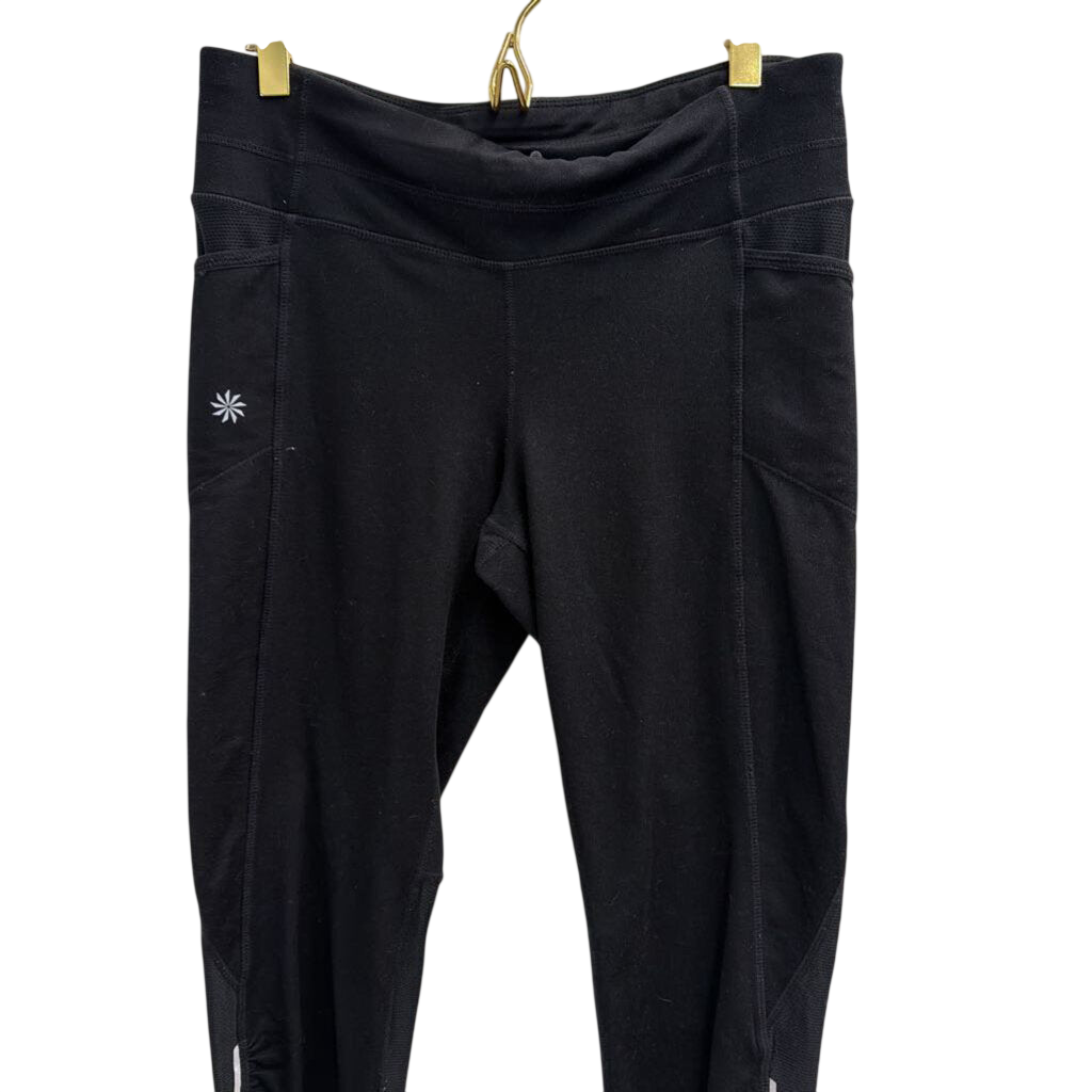 Athleta Black Cropped Leggings Small Tall