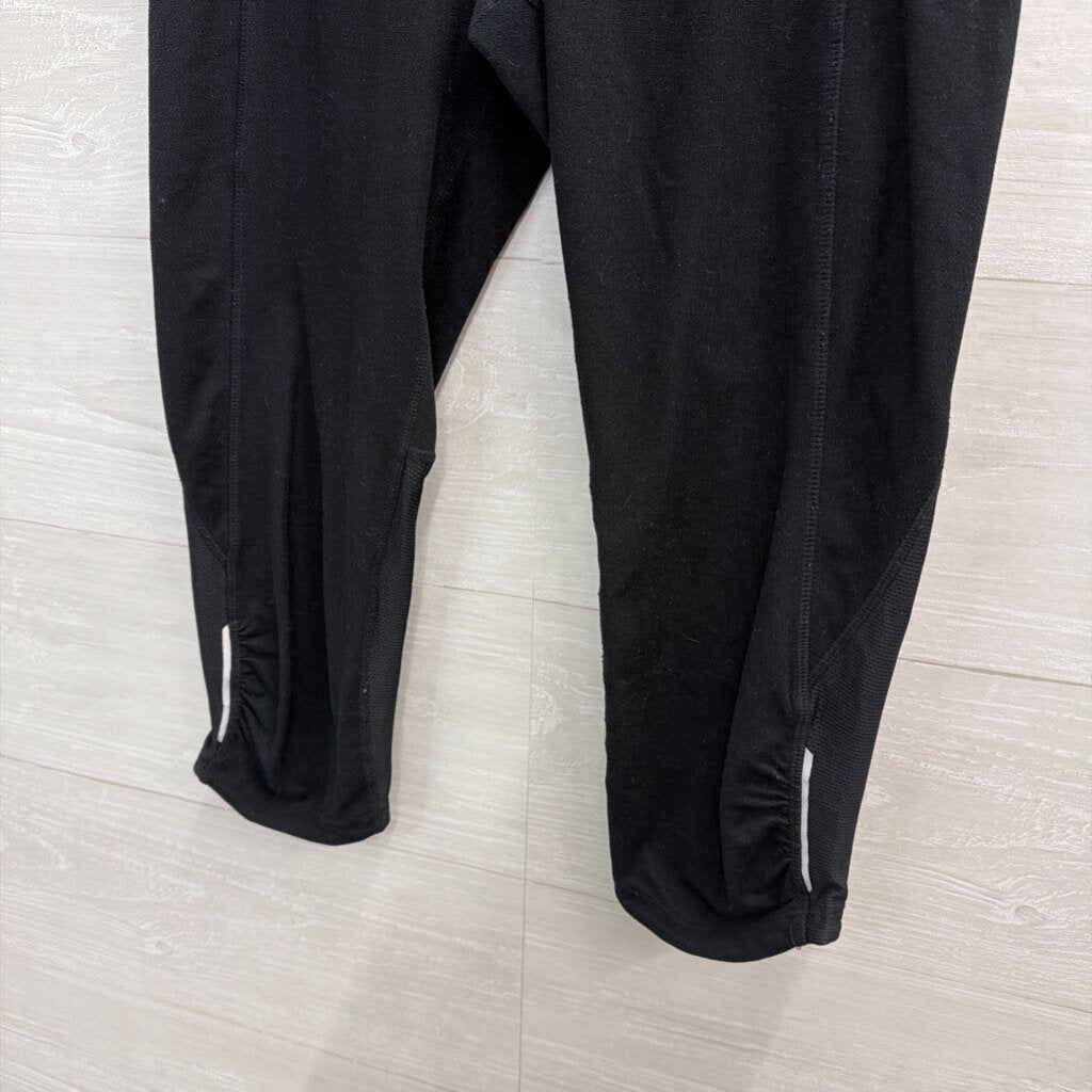 Athleta Black Cropped Leggings Small Tall