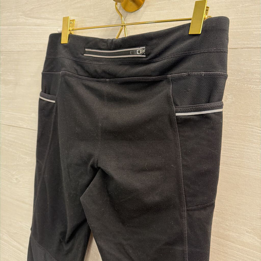 Athleta Black Cropped Leggings Small Tall