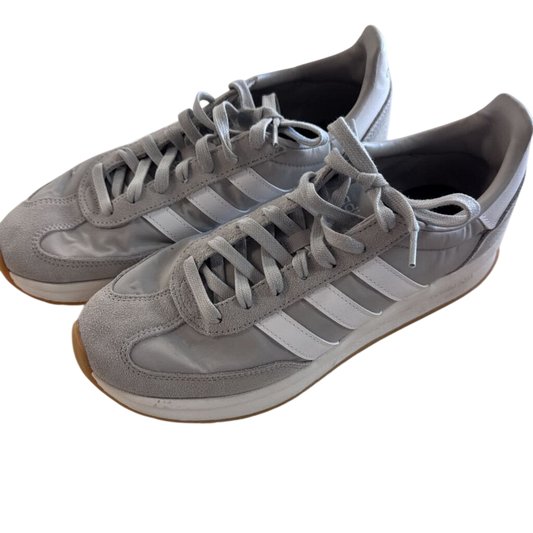 Adidas Grey/ White Run 70s 2.0 Sneakers 10.5