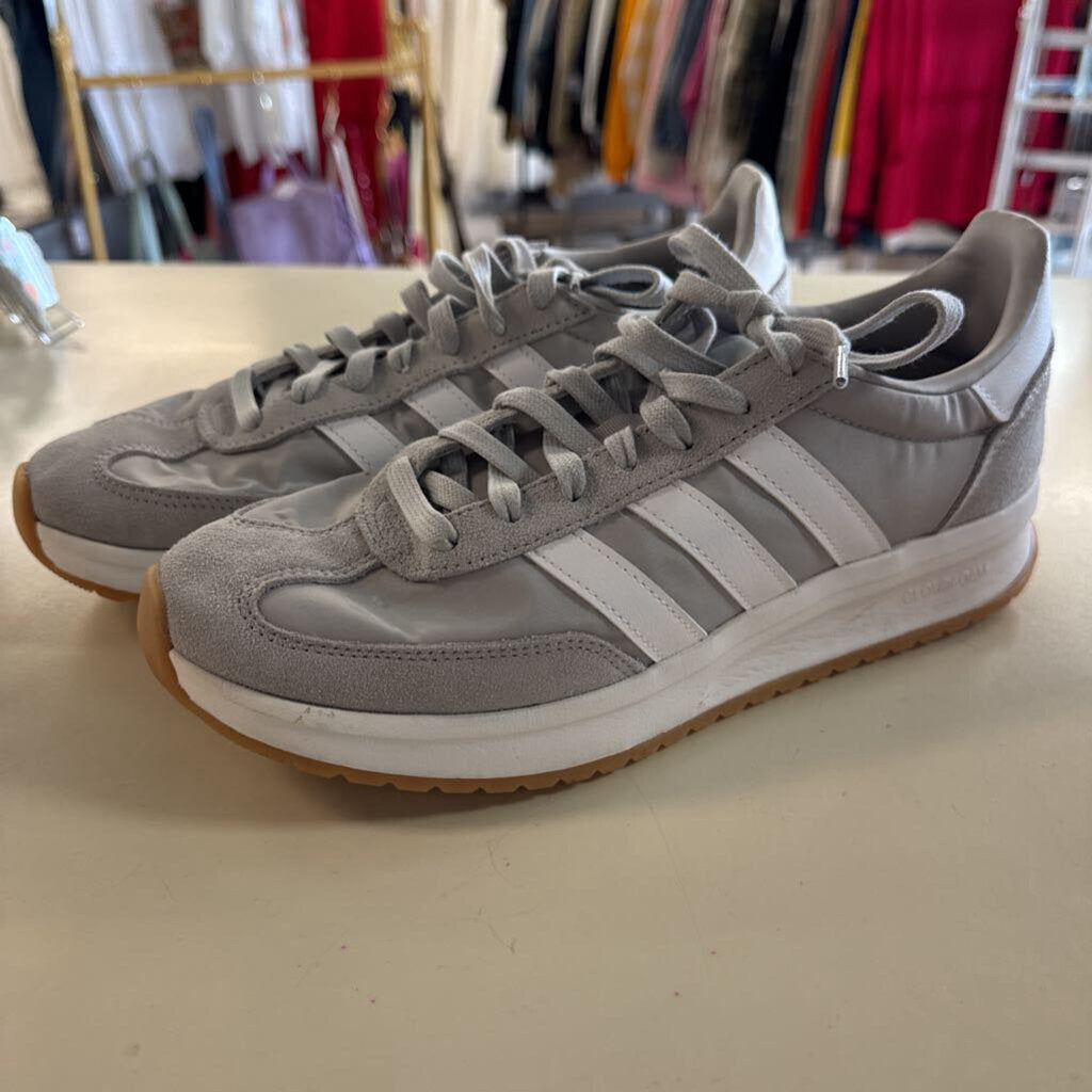 Adidas Grey/ White Run 70s 2.0 Sneakers 10.5