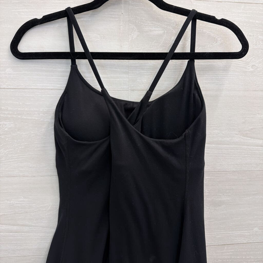 Black Athletic Dress With Shorts Medium