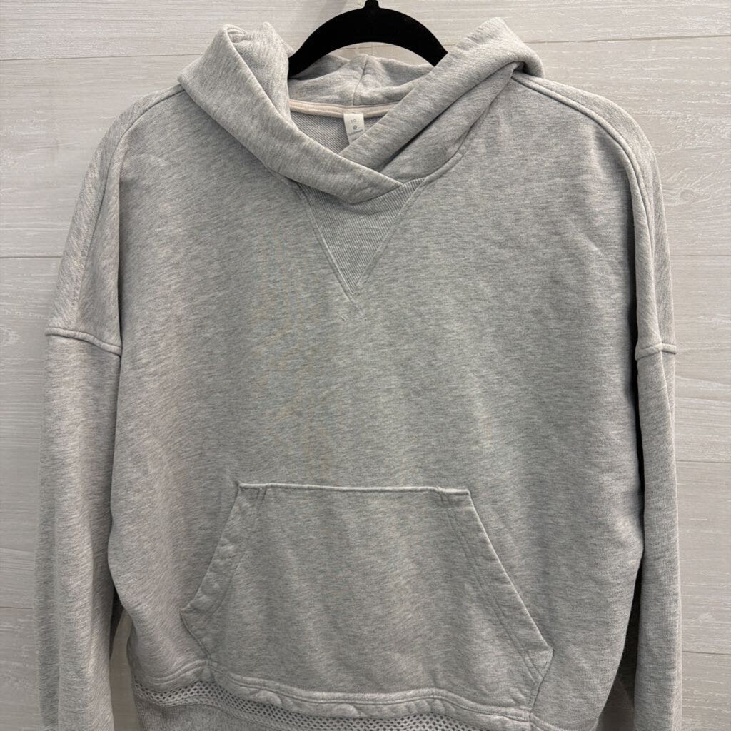 Lululemon Grey Long Sleeve Hooded Pullover 10