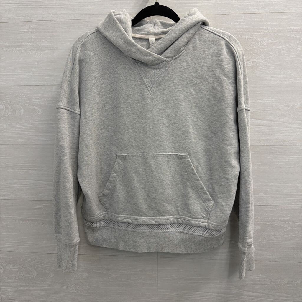 Lululemon Grey Long Sleeve Hooded Pullover 10