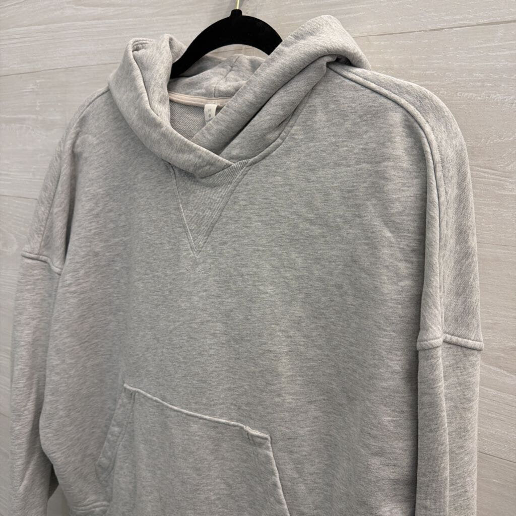 Lululemon Grey Long Sleeve Hooded Pullover 10
