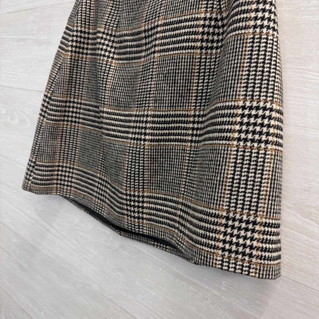 ASTR The Label Black/ Beige Houndstooth Mini Skirt Small