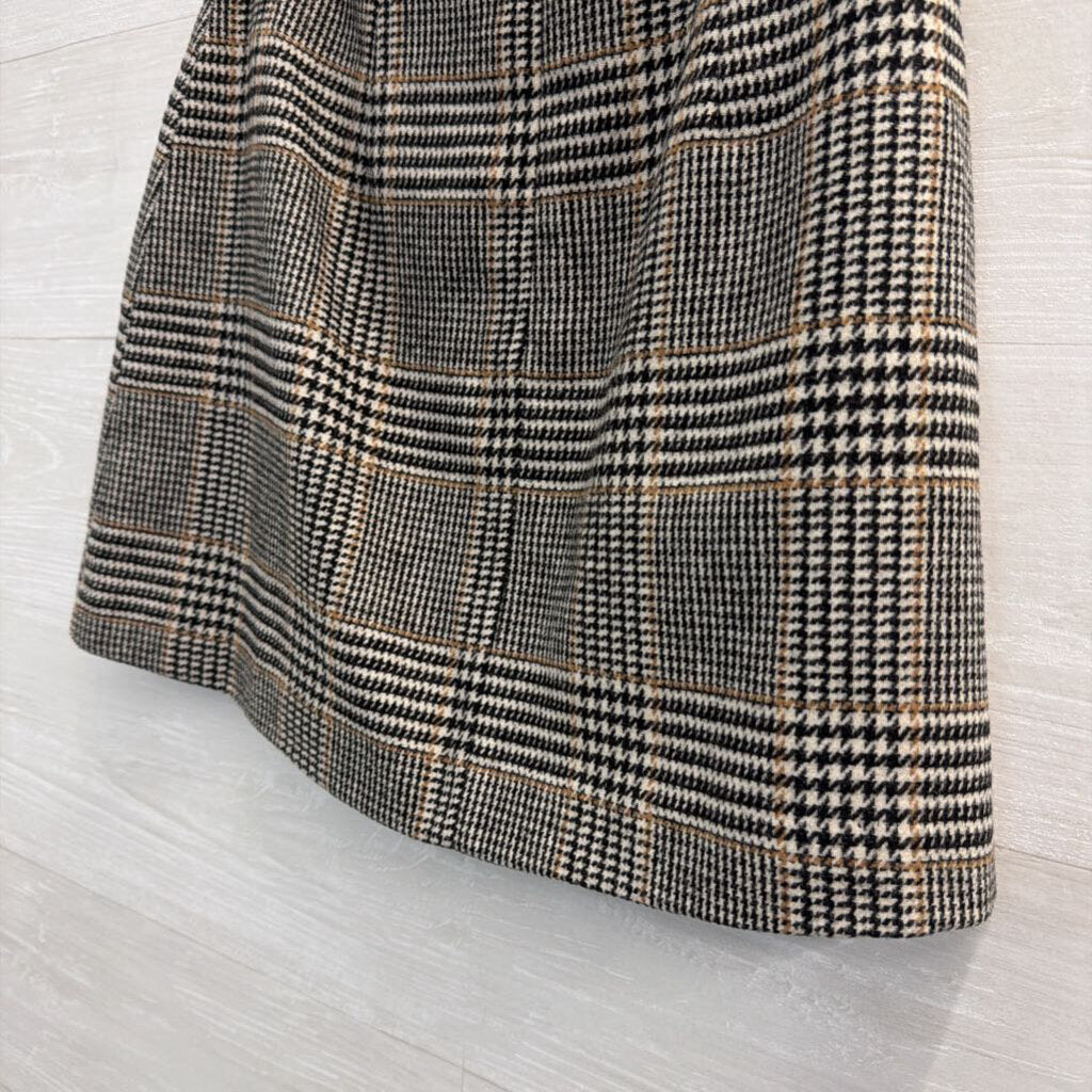 ASTR The Label Black/ Beige Houndstooth Mini Skirt Small