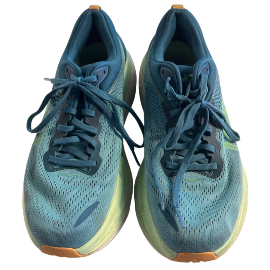Hoka Blue/ Green Bondi 8 Sneakers 9