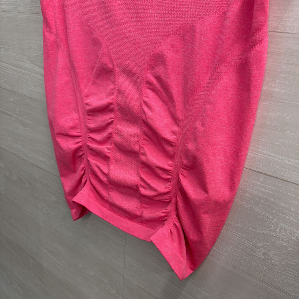 Athelta Neon Pink Short Sleeve Athletic Top Large