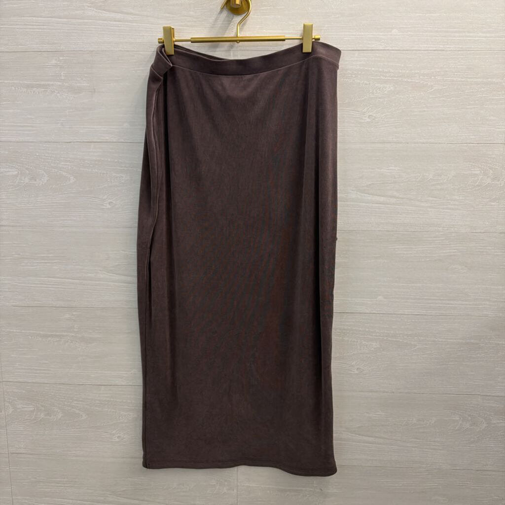 Lululemon Grey Softstreme Midi Skirt Extra Large