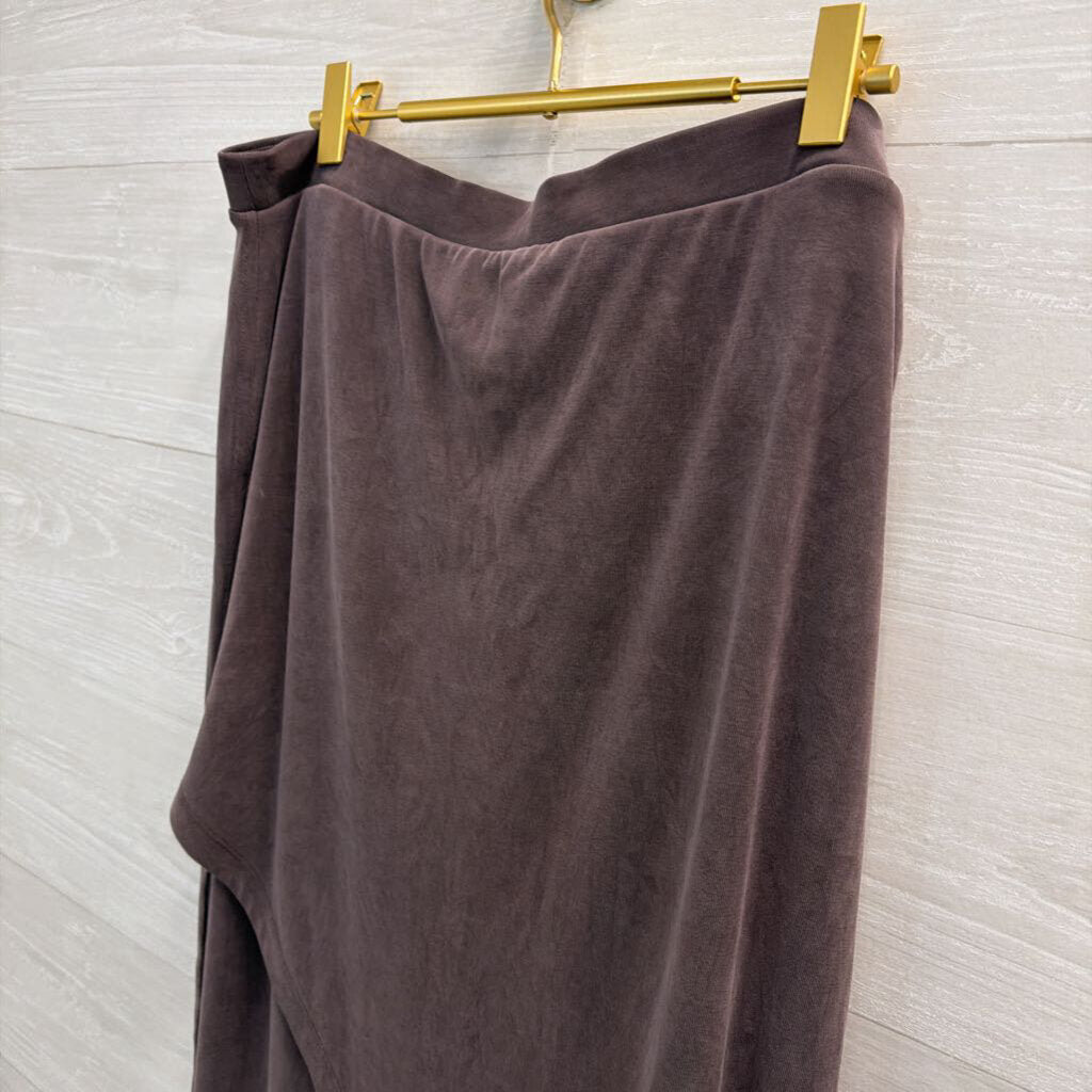 Lululemon Grey Softstreme Midi Skirt Extra Large