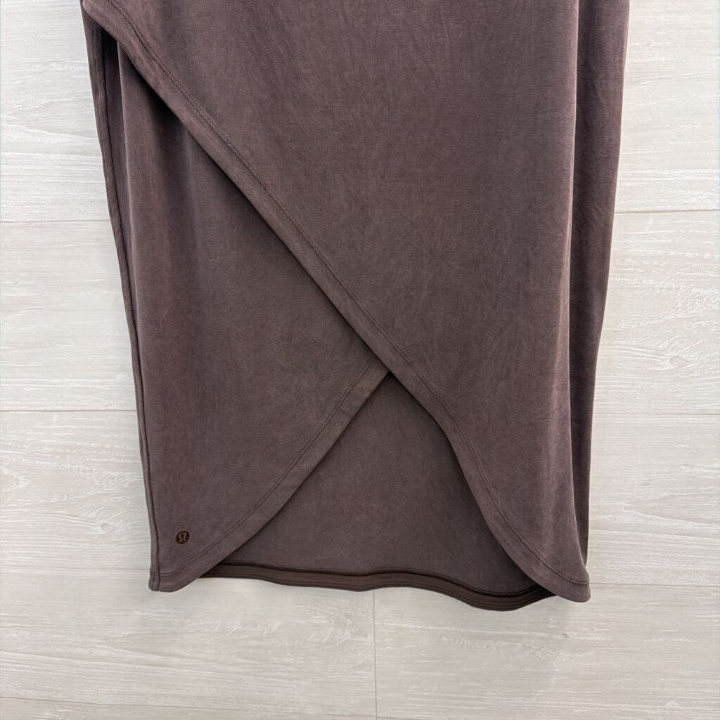 Lululemon Grey Softstreme Midi Skirt Extra Large