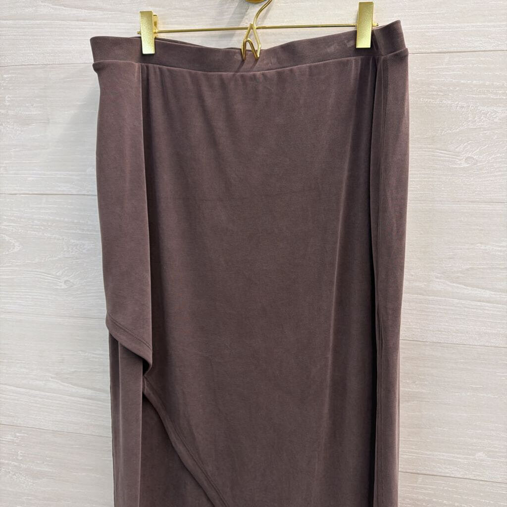 Lululemon Grey Softstreme Midi Skirt Extra Large