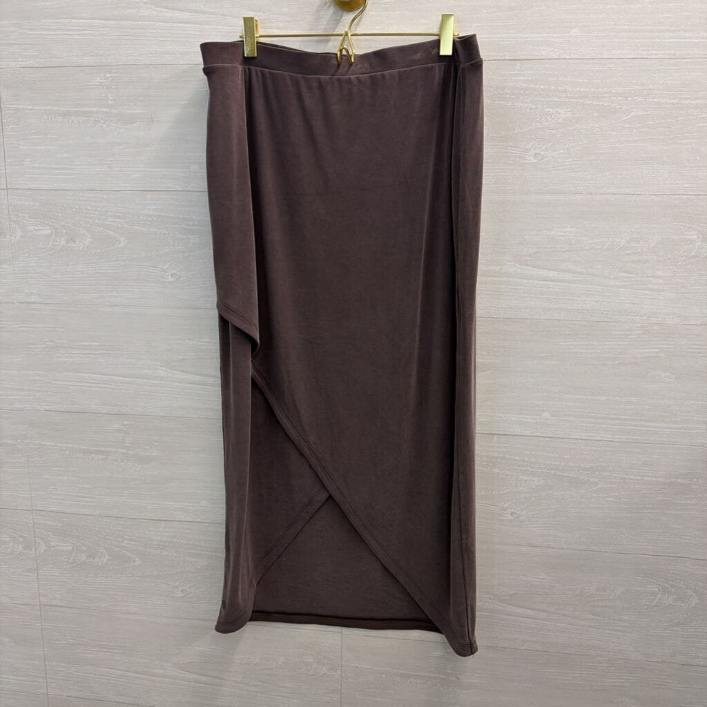 Lululemon Grey Softstreme Midi Skirt Extra Large