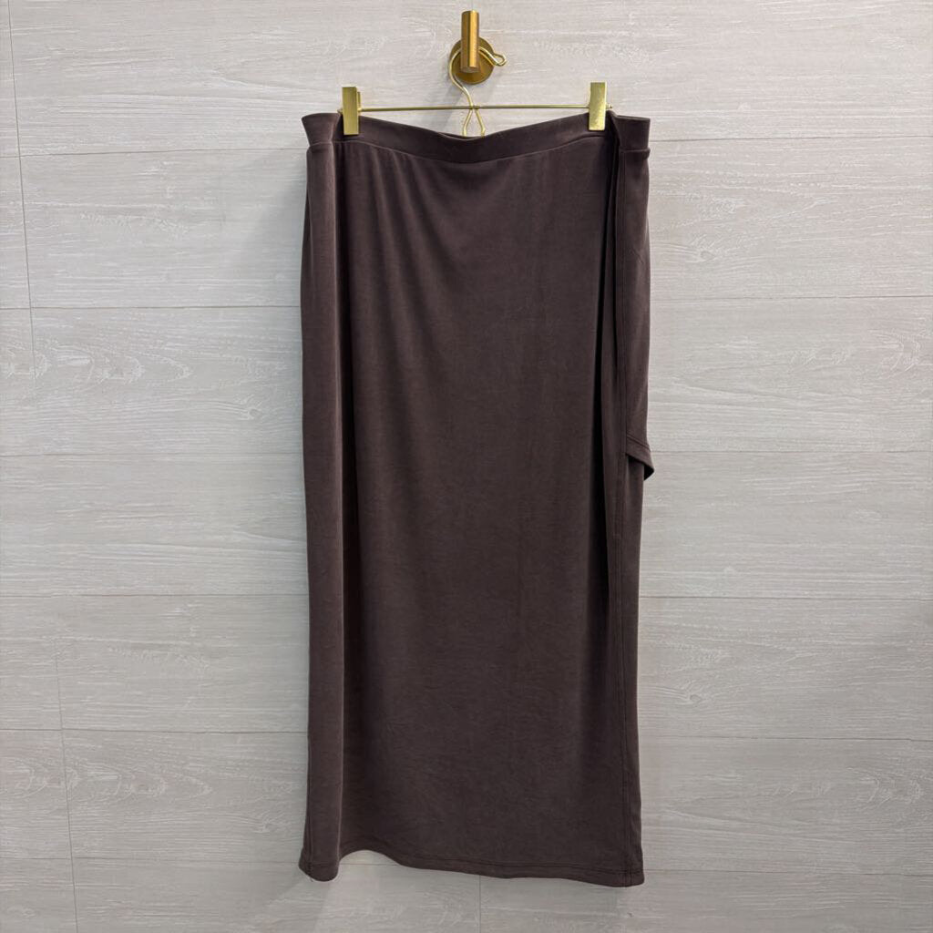 Lululemon Grey Softstreme Midi Skirt Extra Large
