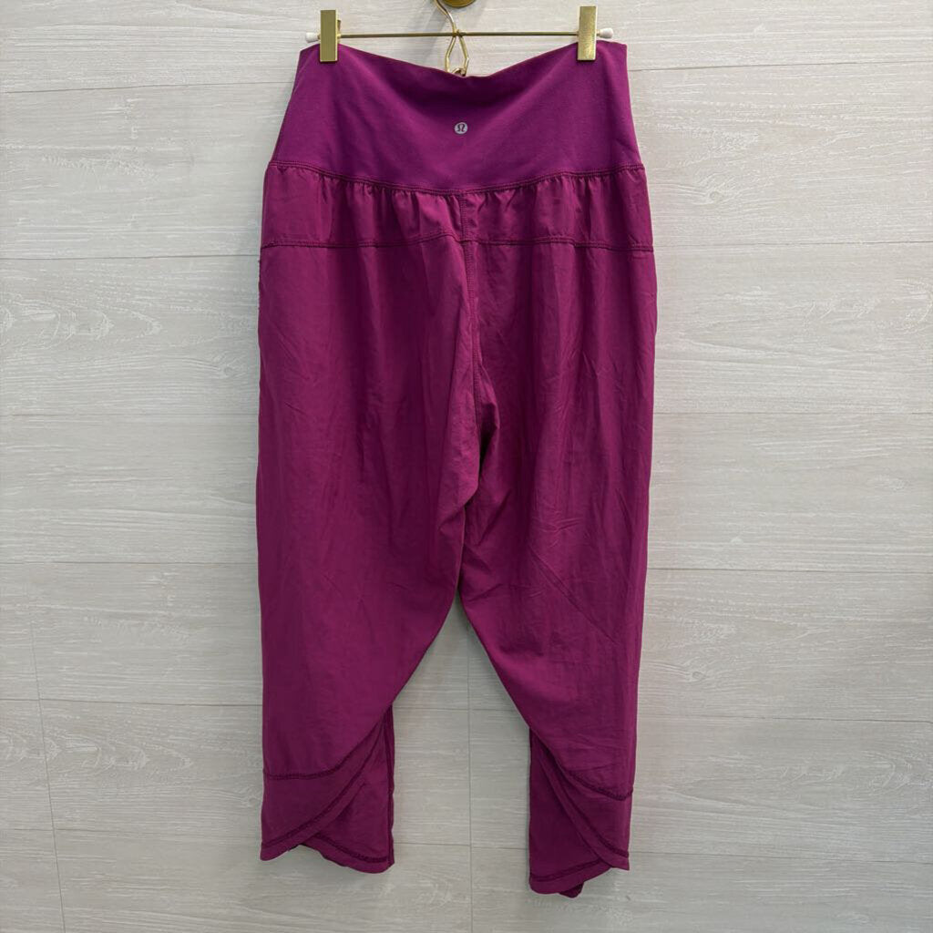 Lululemon Purple Cropped Pull On Pants 10