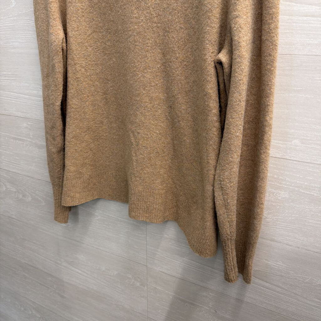 J Crew Brown Soft Knit Long Sleeve Sweater Top Large