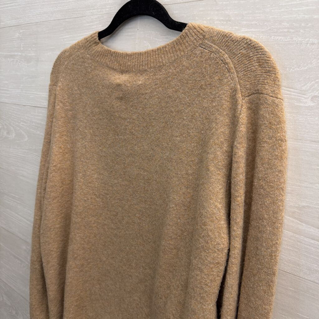J Crew Brown Soft Knit Long Sleeve Sweater Top Large