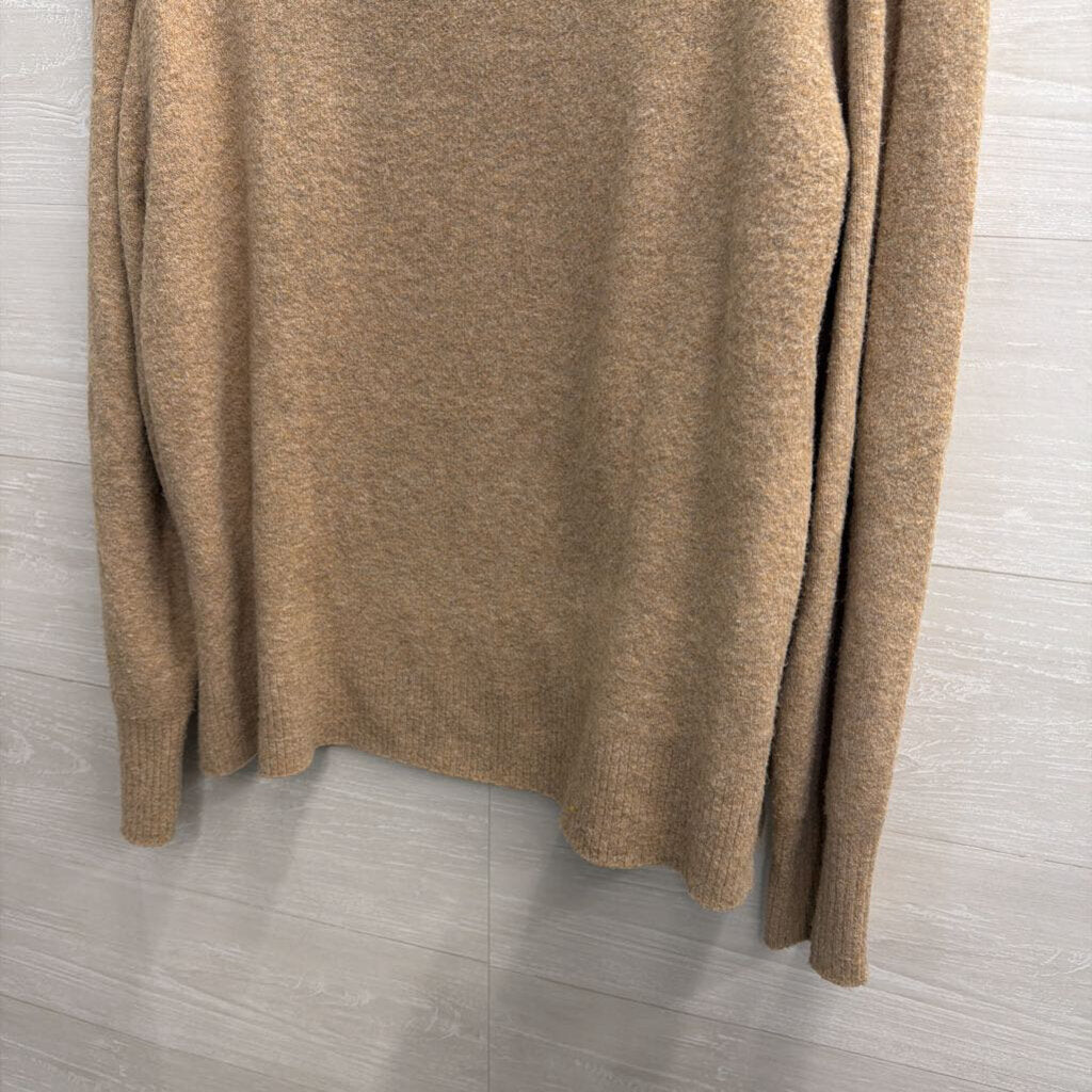 J Crew Brown Soft Knit Long Sleeve Sweater Top Large
