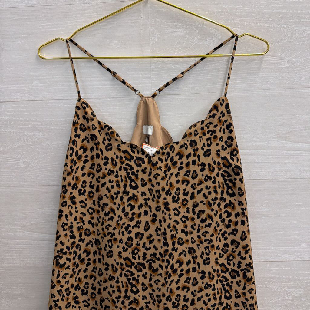 J Crew Brown Leopard Print Tank Top 14