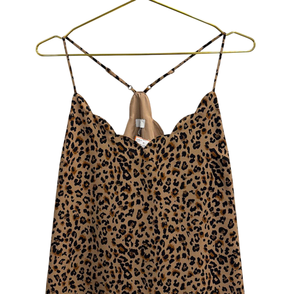 J Crew Brown Leopard Print Tank Top 14